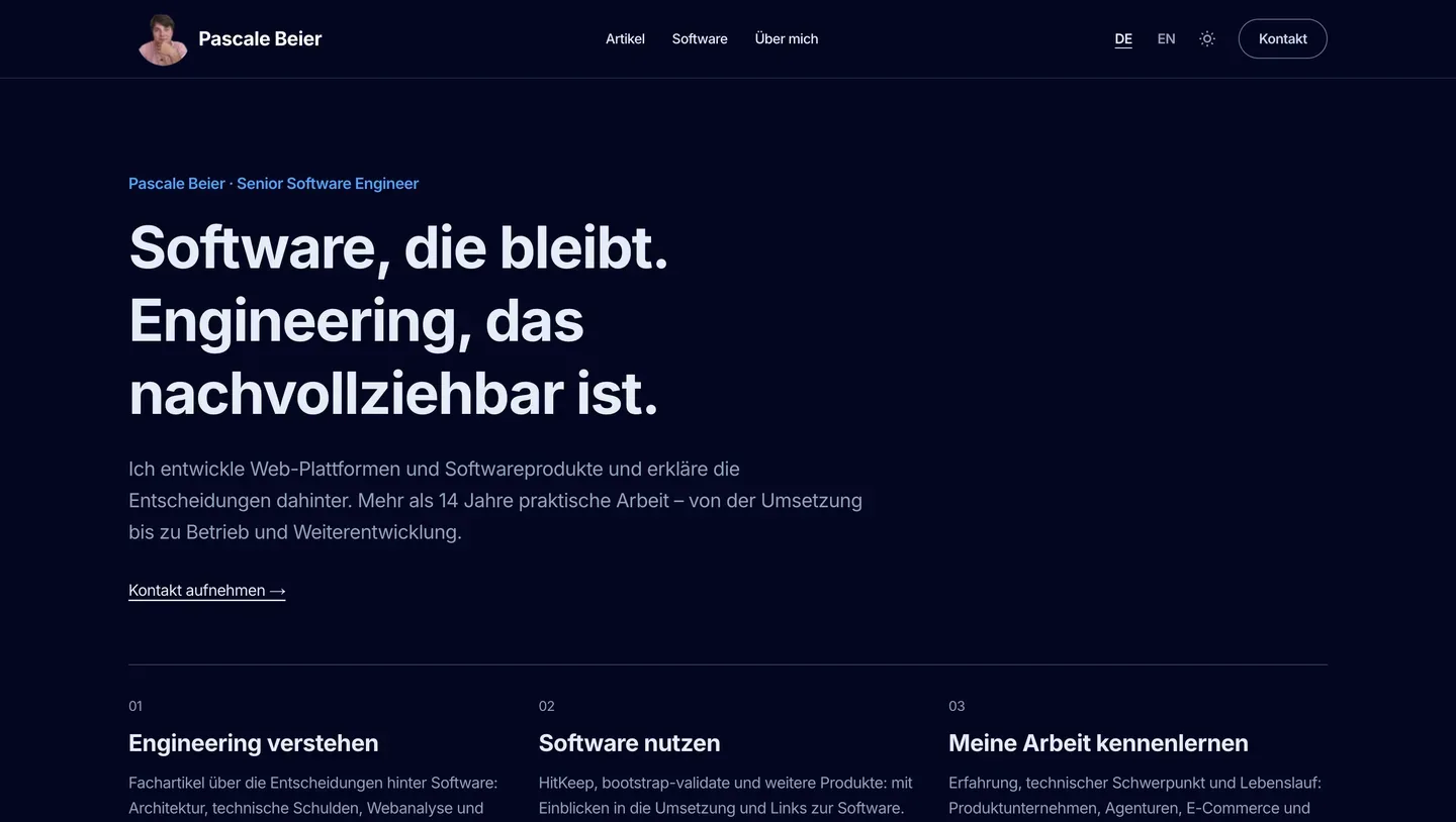 Website: pascalebeier.de